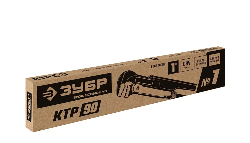 Трубный ключ ЗУБР КТР-90, №1 прямые губки 27335-1_z02
