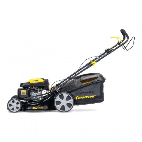 Газонокосилка CHAMPION LM4630 (3кВт привод 457мм 60л 25-75мм 1рычаг/7, 32кг 4в1)