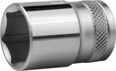 Головка торцевая INDUSTRIE QUALITAT (18 мм; 1/2"; FLANK) KRAFTOOL 27805-18_z01