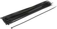 Хомуты нейлоновые, черные д/проводов 50 шт., 400x4,8 мм FIT 60398