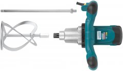 Миксер 1600 Вт; 0-580 / 0-780 об/мин; 90 Нм; 145 л; двухскоростной, металл.корпус; БС щеток; рез.накл.; коробка FIT 80042