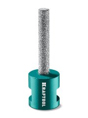 KRAFTOOL VS DIAMOND d 6 мм (М14, 50 мм), Вакуумная алмазная фреза пальчиковая (29810-06)