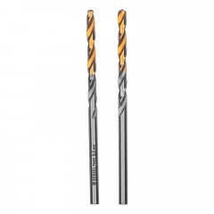 Сверло спиральное по металлу 3,5 x 70 мм, Р6М5, Golden Tip , 2шт. Denzel