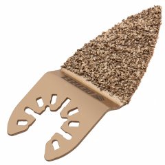 Насадка для МФИ шлифовальная двусторонняя дельта, узкая, HM, по плитке и дереву, 35 мм Denzel 782321