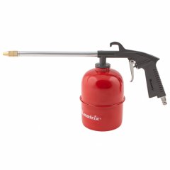 Набор пневмоинструмента, 5 предметов, быстросъемное соединение, краскораспылитель с верхним бачком Matrix 57304