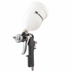 Набор пневмоинструмента, 5 предметов, быстросъемное соединение, краскораспылитель с верхним бачком Matrix 57304