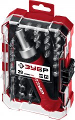 Набор: отвертка с насадками, 29 шт, ЗУБР Мастер 29 25040