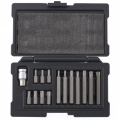 Набор бит Torx , хвостовик-шестигранник, 10 мм, CrV, 15 предметов Stels 11315