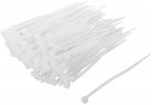 Хомуты нейлоновые, белые д/проводов 100 шт., 80x2,5 мм FIT 60408