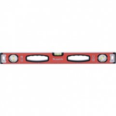 Уровень алюминиевый, фрезерованный, 3 глазка, рукоятки, 1000 мм Matrix 34203