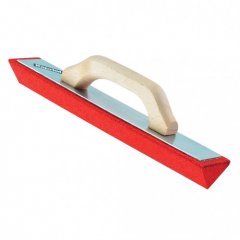 Терка штукат. с твердой губкой, 5х35 см, треуг.сечения, дерев.ручка, KAPRIOL, ( 23075 )