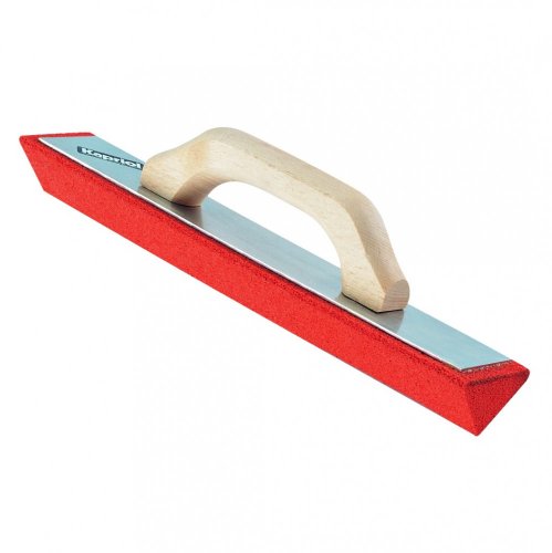 Терка штукат. с твердой губкой, 5х35 см, треуг.сечения, дерев.ручка, KAPRIOL, ( 23075 )