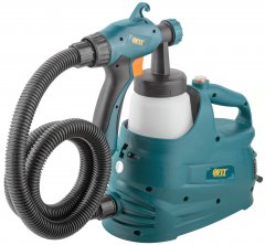 Распылитель электрический стационарный 650 Вт; 2,0 мм; 800 мл; 80 din/сек; 400 мл/мин; HVLP; коробка FIT 80996