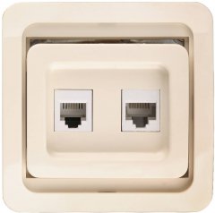 Комбинированная розетка СВЕТОЗАР CITY SV-54119-B