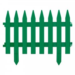 Забор декоративный "Рейка", 28 х 300 см, зеленый, Россия, Palisad 65005