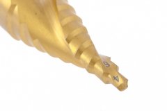 Сверло ступенчатое, 4-6-8-10-12-14-16-18-20 мм, HSS, спиральный профиль, шестигранный хвостовик Matrix 72356