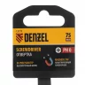 Отвертка PH0х75 мм, CrV, трехкомпонентная рукоятка Denzel 12171