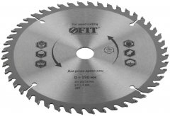 Диск пильный для циркулярных пил по дереву 190 х 20/16 х 48T FIT 37747