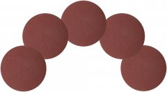 Круги шлифовальные сплошные (липучка), алюминий-оксидные, 125 мм, 5 шт. Р 100 КУРС 39775
