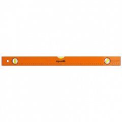 Уровень алюминиевый, 600 мм, 3 глазка, желтый, линейка Sparta 330235