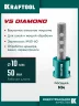 KRAFTOOL VS DIAMOND d 10 мм (М14, 50 мм), Вакуумная алмазная фреза пальчиковая (29810-10)