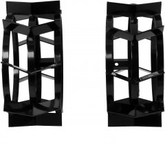 Грунтозацепы 380/160 мм, посадка шест. 23 мм, комплект 2 шт Denzel 59901