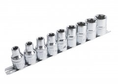 Набор головок торцевых 1/2" TORX Е10-Е24 9 предметов JTC-H409E