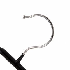 Вешалка металлическая для верхней одежды с прорезиненным противоскользящим покрытием 45 см, Home Palisad 929265