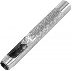 Набор пробойников для кожи 3 4 5 6 7 8 9 10 12 14 16 19 мм, 12 шт, чехол Сибртех 18312