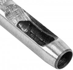 Набор пробойников для кожи 3 4 5 6 7 8 9 10 12 14 16 19 мм, 12 шт, чехол Сибртех 18312