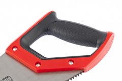 Ножовка по дереву, 450 мм, зуб 2D, каленый крупный зуб 5-6 TPI, двухкомпонентная рукоятка Matrix 23558