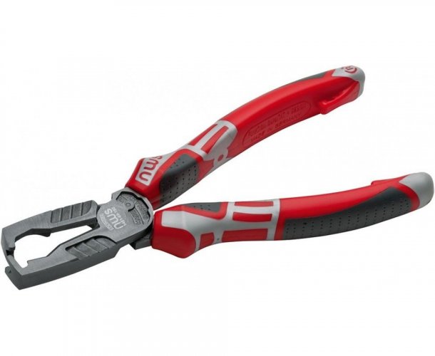 Клещи для разделки кабеля MultiCutter 180 мм, покрытие TitanFinish, рукоятки SoftGripp 3K, NWS, ( 1451-69-180 )