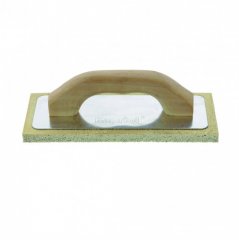 Терка штукатурная с твердой губкой, 14х21 см, дерев.ручка, KAPRIOL, ( 23050 )