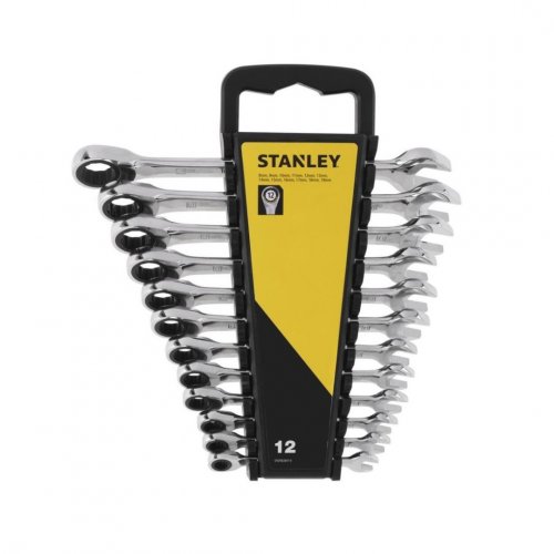 Набор комбинированных ключей с храповым механизмом 12 шт STMT82847-0, STANLEY ( 0-82-847 )