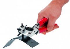 Просечные клещи с револьверной головкой, никелированные, чехлы, RENNSTEIG, ( RE-1042204 )