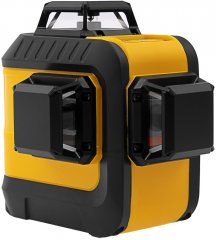 Лазерный уровень мультипризм. LXI 360-3 Green, 30 м, 520 нм, акк. Li 2800 mAh, резьба 1/4" Denzel 35079