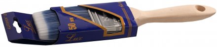 STAYER AQUA-LUX, 63 мм, 2.5″, искусственная щетина, деревянная ручка, для воднодисперсионных и акриловых ЛКМ, плоская кисть (01055-063)