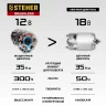 Бесщеточная дрель-шуруповерт STEHER 12 В, 35 Нм, 2 АКБ х 2 Ач, кейс CDB-120-2