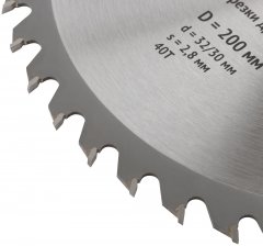 Диск пильный для циркулярных пил по дереву 200 х 32/30 х 40T FIT 37749