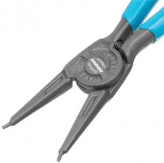 Съемник, 175 мм, для внешних стопорных колец (19-60 мм), прямые губки (разжим) Gross 18340