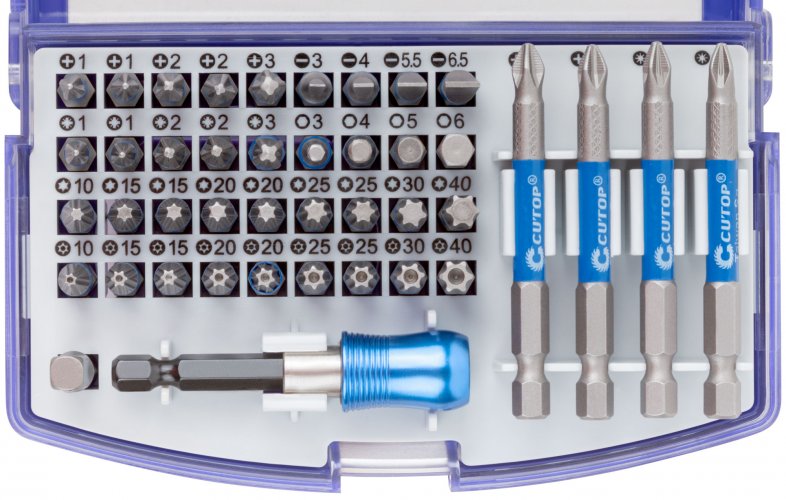 Набор бит в пластиковом боксе "Монтажный", 42 предмета CUTOP 83-869