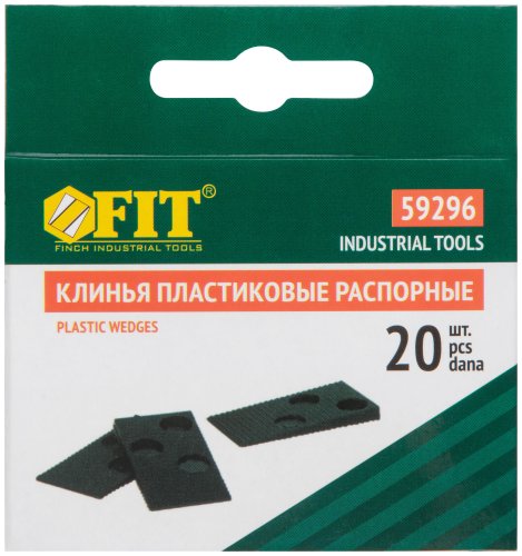 Клинья пластиковые распорные для укладки ламината, 20 шт. FIT 59296