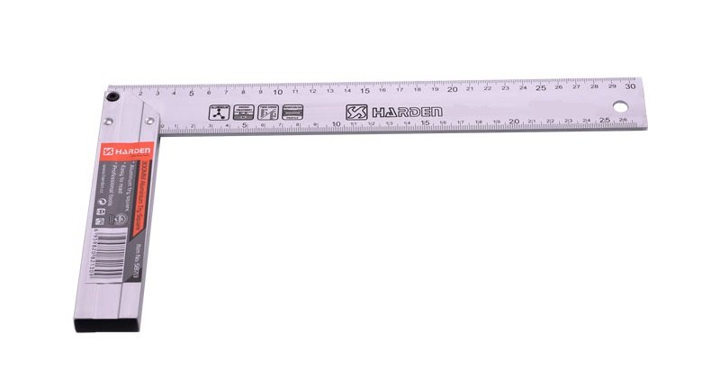 Угольник алюминиевый 300 мм, Harden ( 580713 )