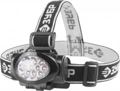Налобный фонарь ЗУБР 3AAA 10 ultra LED 56438