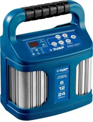 Зарядное устройство ЗУБР ПРОФЕССИОНАЛ, 12В, 12А, автомат, IP20, AGM, GEL, WET 59305