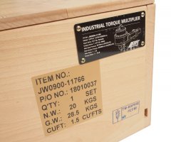 Мультипликатор 1/2"F x 1 1/2"M для усиления крутящего момента до 6000Нм JTC-JW0900-11766