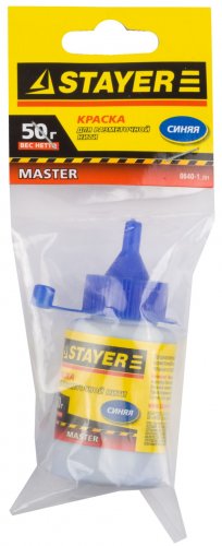 Синяя краска для разметочных шнуров 50 г STAYER 0640-1_z01