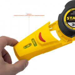 Уровень с приспособлением для сверления STAYER Drill Assistant 34987