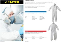 Защитный комбинезон из спанбонда STAYER MASTER р. 50-52 11603-50