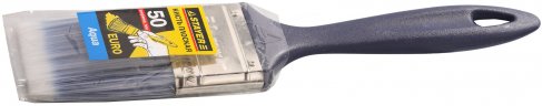 STAYER AQUA-EURO, 38 мм, 1,5″, искусственная щетина, пластмассовая ручка, все виды ЛКМ, плоская кисть (01082-38)